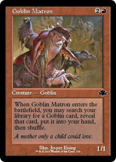Goblin Matron (Retro Frame) (Dominaria Remastered) Light Play