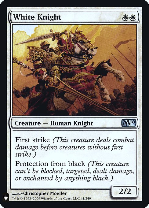 White Knight (Mystery Booster Retail Edition Foils) Near Mint Foil