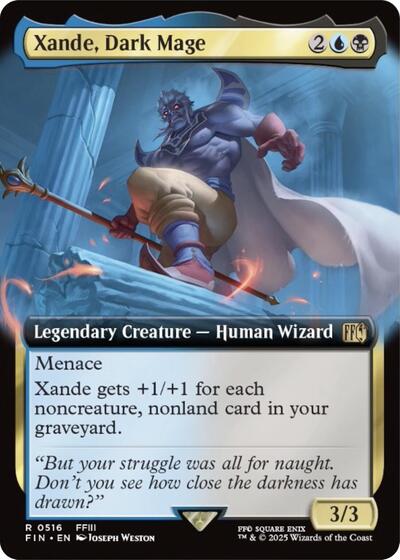 Xande, Dark Mage (Extended Art) (Universes Beyond: FINAL FANTASY) Near Mint