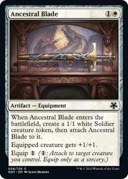 Ancestral Blade (Magic Game Night: Free-For-All) Near Mint