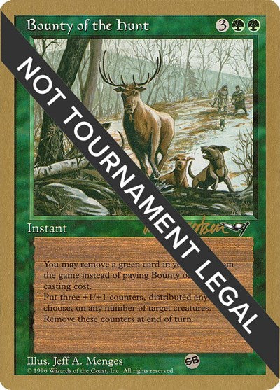 Bounty of the Hunt - 1997 Svend Geertsen (ALL) (World Championship Decks) Light Play