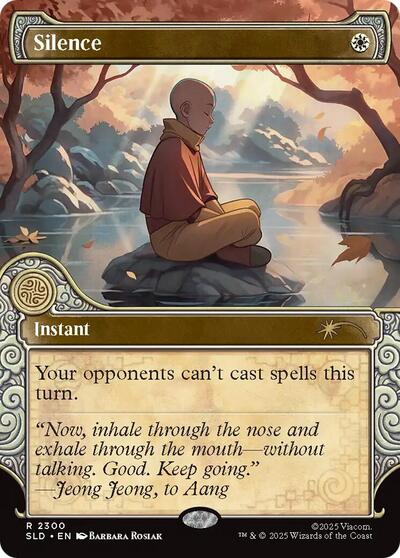 Silence (2300) (Secret Lair) Near Mint