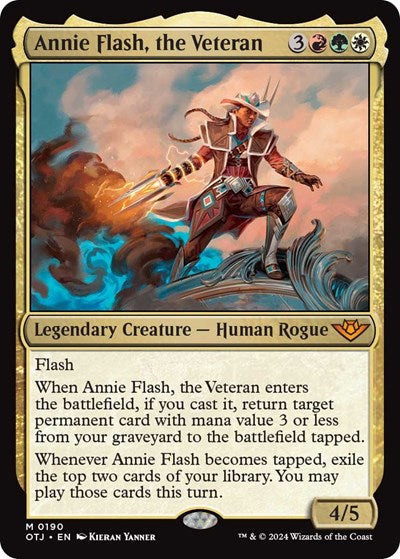 Annie Flash, the Veteran (Outlaws of Thunder Junction) Near Mint Foil