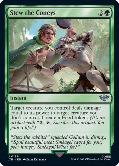 Stew the Coneys (Universes Beyond: The Lord of the Rings: Tales of Middle-earth) Medium Play Foil