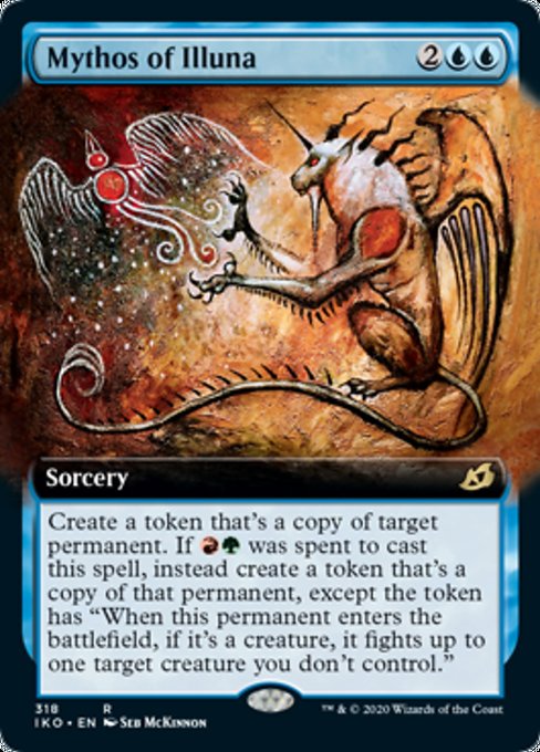 Mythos Of Illuna (Extended Art) (Ikoria: Lair of Behemoths) Near Mint Foil