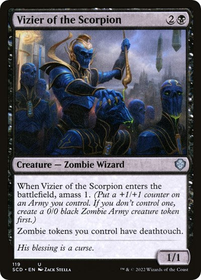 Vizier of the Scorpion (Commander 2022 Starter Decks) Near Mint