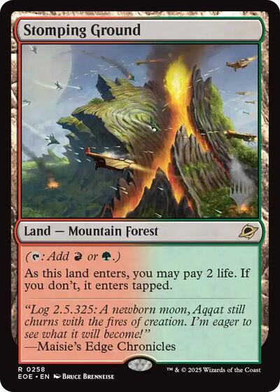 Stomping Ground (Promo Pack: Edge of Eternities) Medium Play Foil