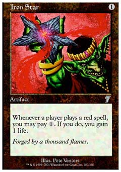 Iron Star (7th Edition) Light Play