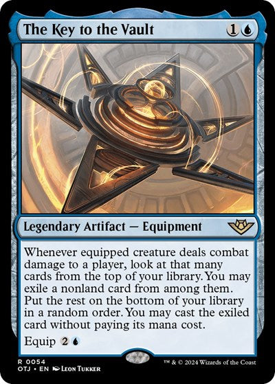 The Key to the Vault (Outlaws of Thunder Junction) Medium Play Foil