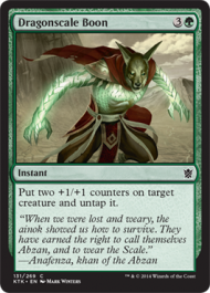 Dragonscale Boon (Khans of Tarkir) Medium Play Foil