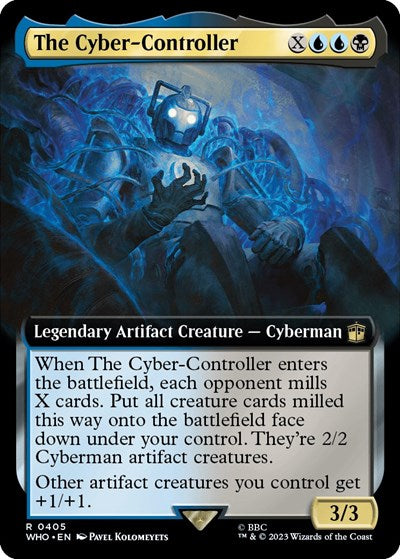 The Cyber-Controller (Extended Art) (Universes Beyond: Doctor Who) Near Mint Foil