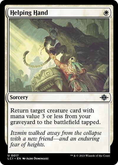Helping Hand (The Lost Caverns of Ixalan) Near Mint Foil