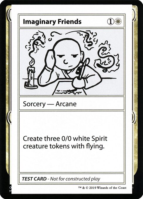 Imaginary Friends (No PW Symbol) (Mystery Booster Test Print 2021) Light Play