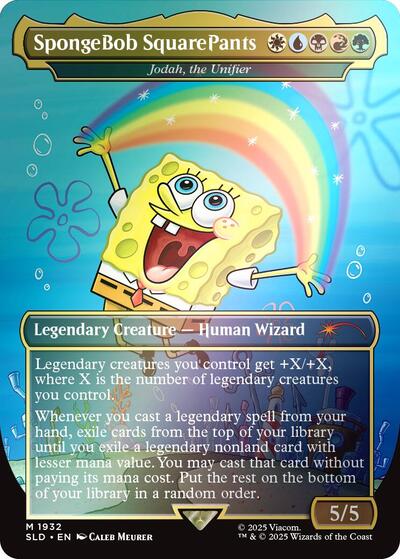 SpongeBob SquarePants - Jodah, the Unifier (Rainbow Foil) (Secret Lair) Near Mint Foil