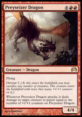 Preyseizer Dragon (Planechase 2012) Light Play
