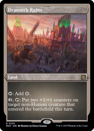 Drannith Ruins (Foil Etched) (March of the Machine: The Aftermath) Near Mint Foil