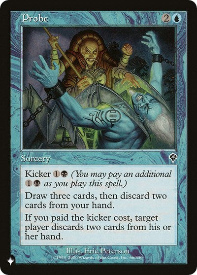 Probe (The List) Light Play