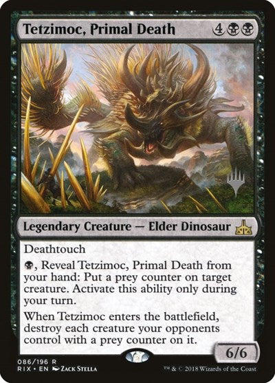 Tetzimoc, Primal Death (Promo Pack: Core Set 2020) Near Mint