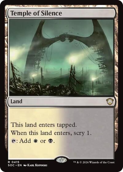 Temple of Silence (Commander: Secrets of Strixhaven) Near Mint