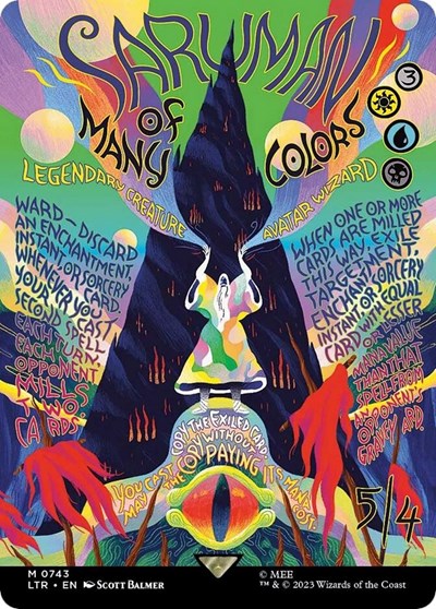 Saruman of Many Colors Borderless Poster|1|0|0.00
