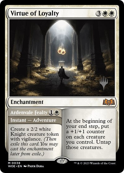 Virtue of Loyalty (Promo Pack: Wilds of Eldraine) Near Mint