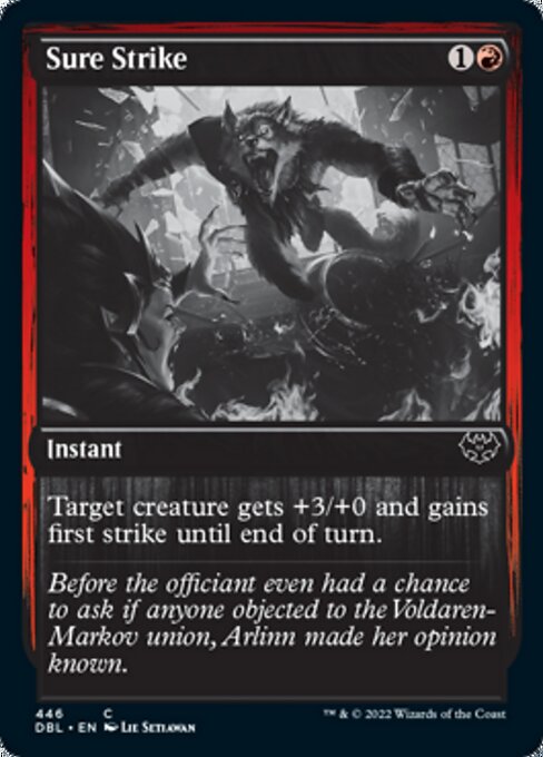 Sure Strike (Innistrad: Double Feature) Light Play