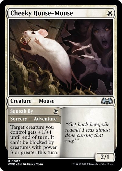Cheeky House-Mouse (Wilds of Eldraine) Near Mint