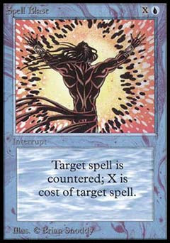 Spell Blast (Alpha) Near Mint
