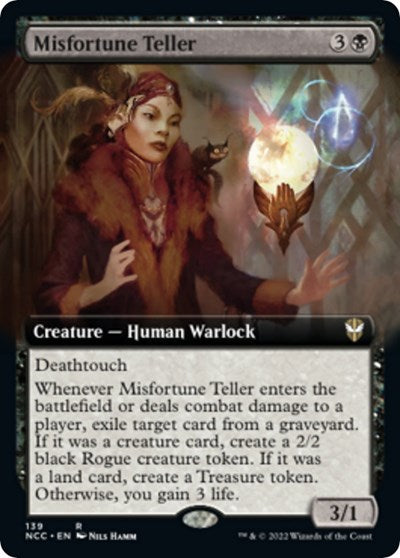 Misfortune Teller (Extended Art) (Commander: Streets of New Capenna) Near Mint