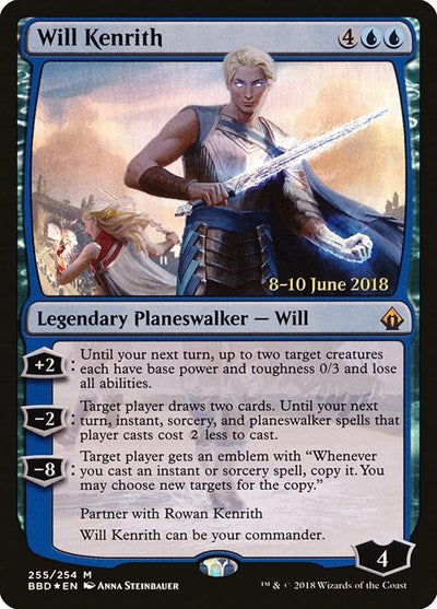 Will Kenrith (Promos: Launch Party and Release Event) Light Play Foil