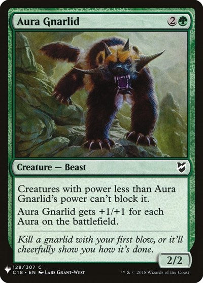 Aura Gnarlid (Mystery Booster) Light Play