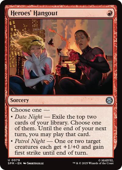 Heroes' Hangout (Marvel's Spider-Man) Medium Play Foil