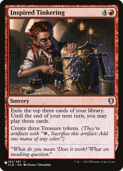 Inspired Tinkering (The List) Light Play