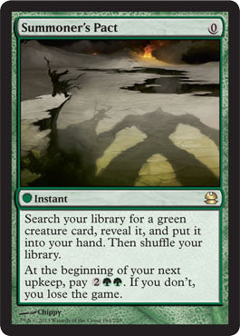 Summoner's Pact (Modern Masters) Medium Play Foil