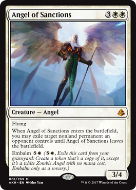 Angel of Sanctions (Amonkhet) Near Mint Foil