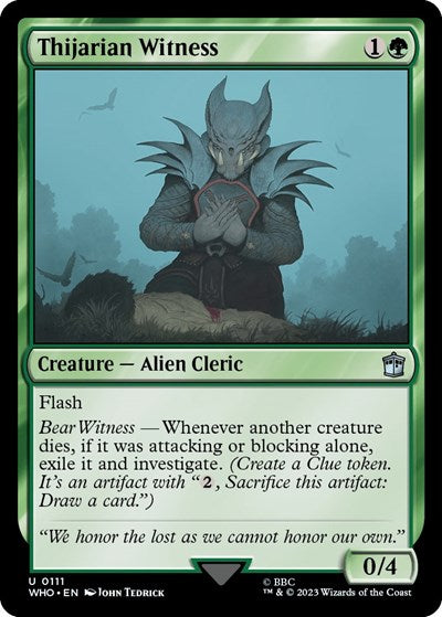 Thijarian Witness (Universes Beyond: Doctor Who) Light Play Foil