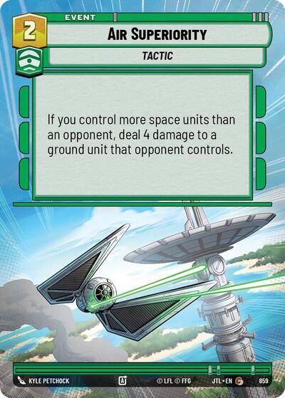 Air Superiority (Hyperspace Foil) (Jump to Lightspeed) Near Mint Foil