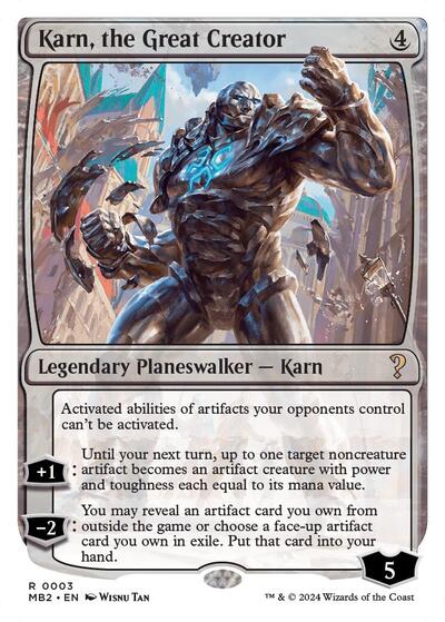 Karn the Great Creator White Border|0|0|0.00
