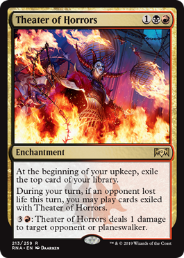 Theater of Horrors (Ravnica Allegiance) Near Mint Foil
