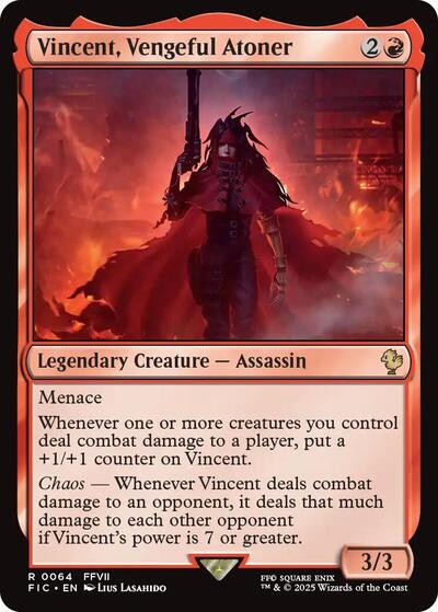 Vincent, Vengeful Atoner (Surge Foil) (Commander: FINAL FANTASY) Near Mint Foil