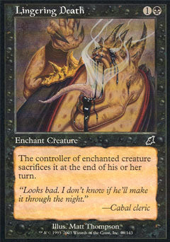 Lingering Death (Scourge) Medium Play Foil