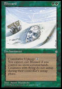 Blizzard (Ice Age) Damaged / Poor
