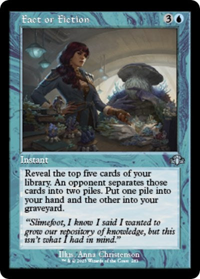 Fact or Fiction (Retro Frame) (Dominaria Remastered) Near Mint Foil