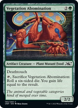 Vegetation Abomination (Unfinity) Near Mint Foil