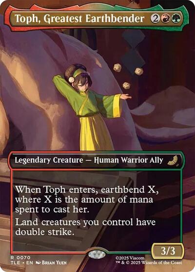 Toph, Greatest Earthbender (Borderless) (Avatar: The Last Airbender: Eternal-Legal) Medium Play
