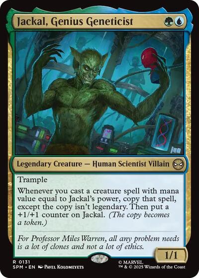 Jackal, Genius Geneticist (Marvel's Spider-Man) Near Mint Foil