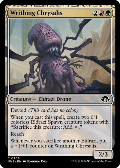 Writhing Chrysalis (Modern Horizons 3) Medium Play