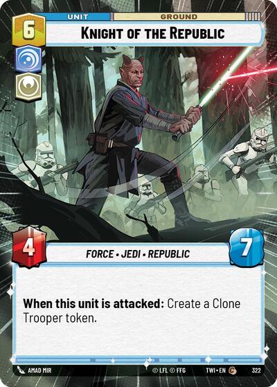 Knight of the Republic (Hyperspace) (Twilight of the Republic) Near Mint Foil