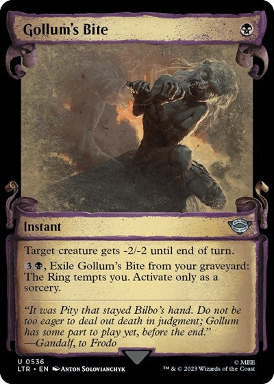 Gollum's Bite (Showcase Scrolls) (Universes Beyond: The Lord of the Rings: Tales of Middle-earth) Light Play