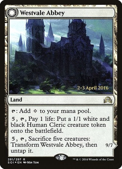 Westvale Abbey (Promos: Prerelease Cards) Light Play Foil